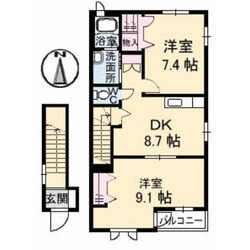 ココットの物件間取画像